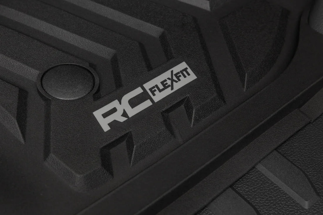Rough Country Flex-Fit Floor Mats | Front | Ford F-250/F-350 Super Duty 2WD/4WD (2017-2026) - Additional View 6