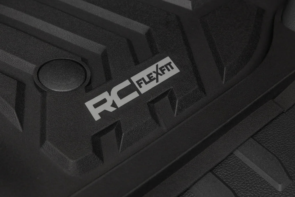 Rough Country Flex-Fit Floor Mats | Front | Ford F-250/F-350 Super Duty 2WD/4WD (2017-2026) - Additional View 6