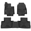 Load image into Gallery viewer, Rough Country Flex-Fit Floor Mats | Front &amp; Rear | Toyota RAV4 2WD/4WD (2019-2025) FF-71602 - Fitment View