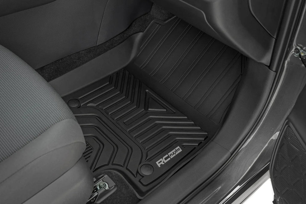 Rough Country Flex-Fit Floor Mats | Front & Rear | Toyota RAV4 2WD/4WD (2019-2025) FF-71602 - Installation View