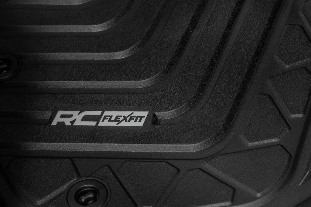 Rough Country Flex-Fit Floor Mats | Front | Toyota Tacoma 2WD/4WD (2016-2023) - Additional View 6