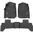 Load image into Gallery viewer, Rough Country Flex-Fit Floor Mats | Front and Rear | Toyota Tacoma 2WD/4WD (2012-2015) - Fitment View