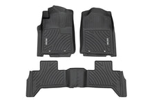 Load image into Gallery viewer, Rough Country Flex-Fit Floor Mats | Front and Rear | Toyota Tacoma 2WD/4WD (2012-2015) - Fitment View