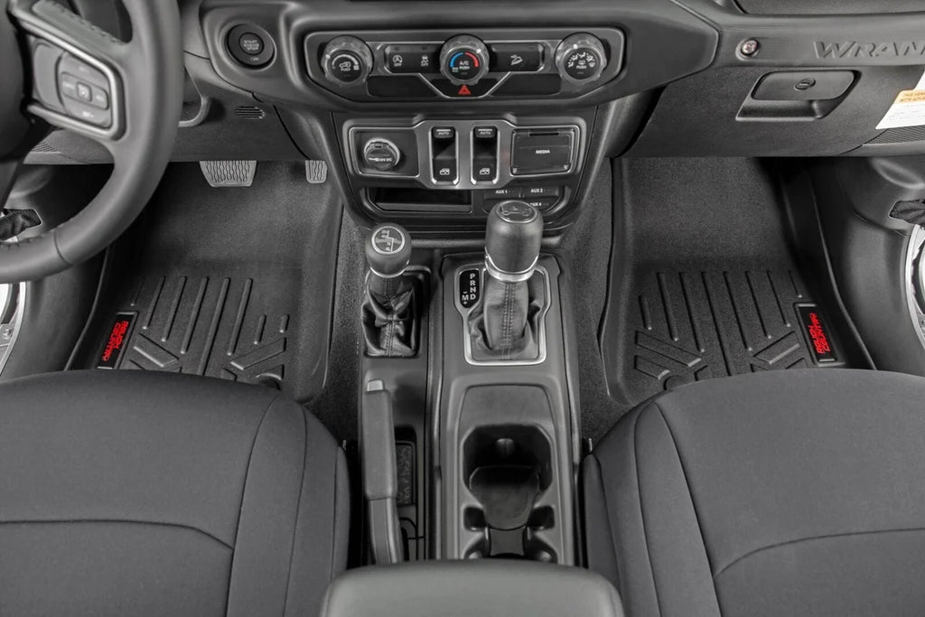 Rough Country Floor Mats | FR | Jeep Gladiator JT 4WD (2020-2025) - Side View