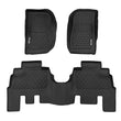 Load image into Gallery viewer, Rough Country Floor Mats | FR &amp; RR | 4 Door | Jeep Wrangler Unlimited 4WD (2014-2018) - Fitment View