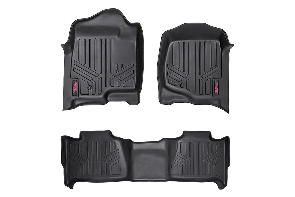Rough Country Floor Mats | FR & RR | Chevy/GMC Tahoe/Yukon 2WD/4WD (2007-2014) M-20715