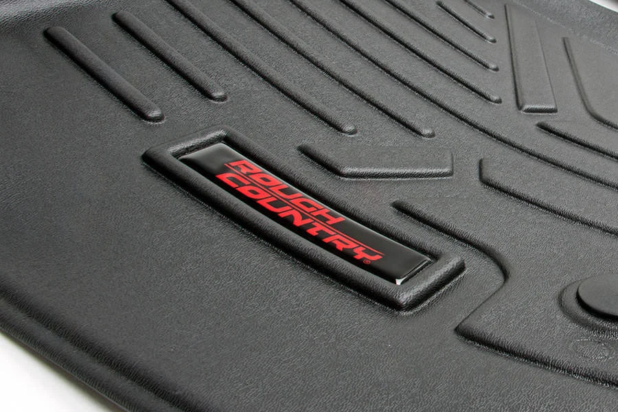 Rough Country Floor Mats | FR & RR | Crew Cab | Chevy/GMC 1500 (99-06 & Classic) M-29913 - Side View
