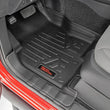 Load image into Gallery viewer, Rough Country Floor Mats | FR &amp; RR | Crew Cab | Nissan Frontier 2WD/4WD (2008-2021) M-80513 - Front View