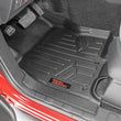 Load image into Gallery viewer, Rough Country Floor Mats | FR &amp; RR | Crew Cab | Nissan Frontier 2WD/4WD (2022-2024) M-80515 - Front View
