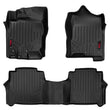 Load image into Gallery viewer, Rough Country Floor Mats | FR &amp; RR | Crew Cab | Nissan Titan (17-24)/Titan XD (16-24) M-81712 - Main Product View