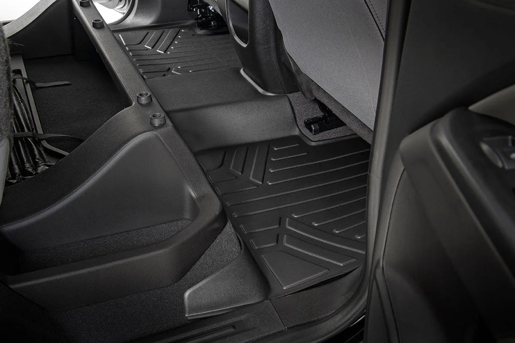 Rough Country Floor Mats | FR & RR | Crew | Chevy/GMC Canyon/Colorado 2WD/4WD (2015-2022) M-21513 - Installation View