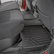 Load image into Gallery viewer, Rough Country Floor Mats | FR &amp; RR | CrewMax | Toyota Tundra 2WD/4WD (2022-2024) M-71780 - Installation View