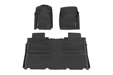 Load image into Gallery viewer, Rough Country Floor Mats | FR &amp; RR | Double Cab | Toyota Tundra 2WD/4WD (2014-2021) - Fitment View