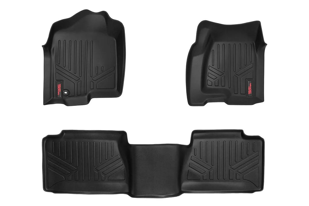 Rough Country Floor Mats | FR & RR | Ext Cab | Chevy/GMC 1500 (99-06 & Classic) M-29912