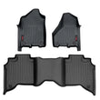 Load image into Gallery viewer, Rough Country Floor Mats | FR &amp; RR | FR Bucket | Crew | Ram 2500 2WD/4WD (2019-2024) M-31430