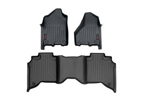 Rough Country Floor Mats | FR & RR | FR Bucket | Crew | Ram 2500 2WD/4WD (2019-2024) M-31430