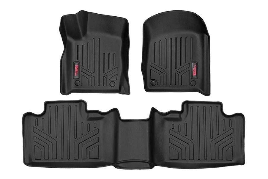 Rough Country Floor Mats | FR & RR | Floor Posts | Jeep Grand Cherokee 2WD/4WD (2013-2022) M-60305