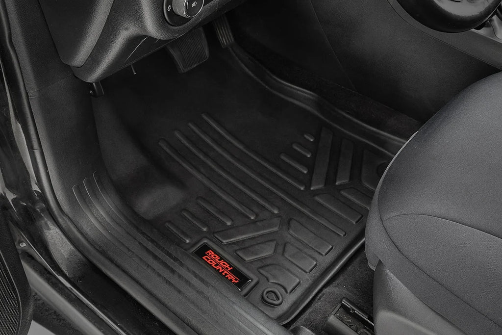 Rough Country Floor Mats | FR & RR | Jeep Cherokee KL 2WD/4WD (2014-2023) M-61702 - Back View