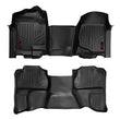 Load image into Gallery viewer, Rough Country Floor Mats | FR &amp; RR | OV Hump | Ext Cb | Chevy/GMC 1500/2500HD (07-14) M-21072