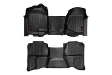 Load image into Gallery viewer, Rough Country Floor Mats | FR &amp; RR | OV Hump | Ext Cb | Chevy/GMC 1500/2500HD (07-14) M-21072