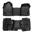 Load image into Gallery viewer, Rough Country Floor Mats | FR &amp; RR | OV Hump | Ext Cb | Chevy/GMC 1500/2500HD/3500HD 2WD/4WD M-21142 - Main Product View