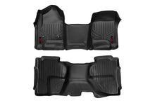 Load image into Gallery viewer, Rough Country Floor Mats | FR &amp; RR | OV Hump | Ext Cb | Chevy/GMC 1500/2500HD/3500HD 2WD/4WD M-21142 - Main Product View