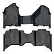 Load image into Gallery viewer, Rough Country Floor Mats | FR &amp; RR | Over Hump | Crew | Ram 2500 2WD/4WD (2019-2024) M-31530