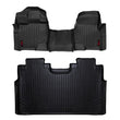 Load image into Gallery viewer, Rough Country Floor Mats | FR &amp; RR | Over Hump | Ford F-150 (15-24)/F-150 Lightning (22-24)/Raptor (17-24) M-51153 - Main ...