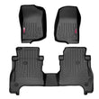 Load image into Gallery viewer, Rough Country Floor Mats | FR &amp; RR | RR Lockable | Jeep Gladiator JT 4WD (2020-2024) M-61501 - Main Product View