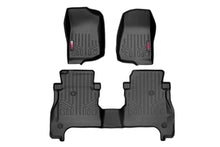 Load image into Gallery viewer, Rough Country Floor Mats | FR &amp; RR | RR Lockable | Jeep Gladiator JT 4WD (2020-2024) M-61501 - Main Product View