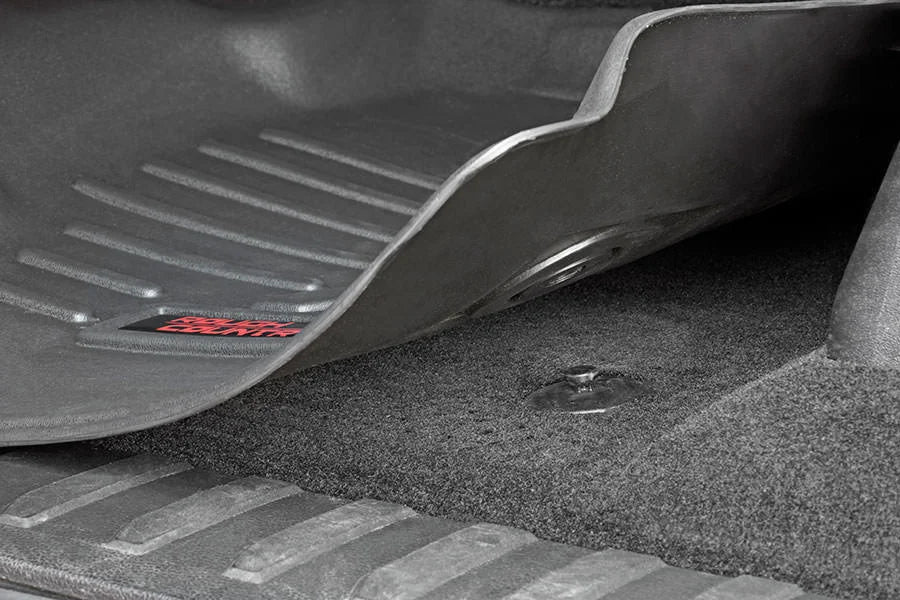 Rough Country Floor Mats | Front | Chevy/GMC 1500/2500HD/3500HD (07-13) M-2071 - Installation View