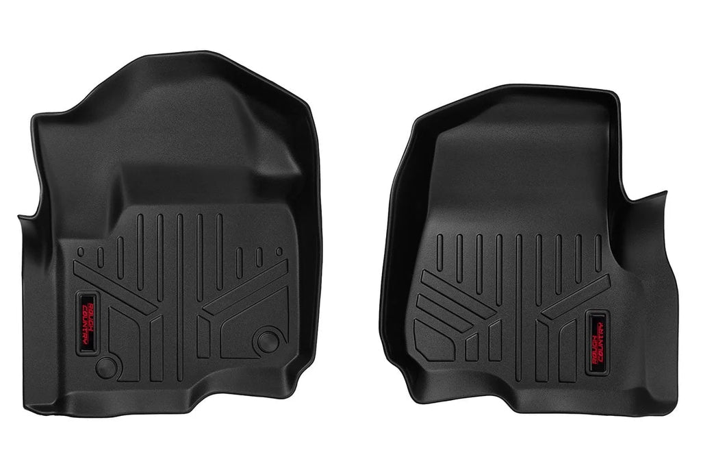 Rough Country Floor Mats | Front | Ford F-250/F-350 Super Duty 2WD/4WD (2017-2024) M-5171