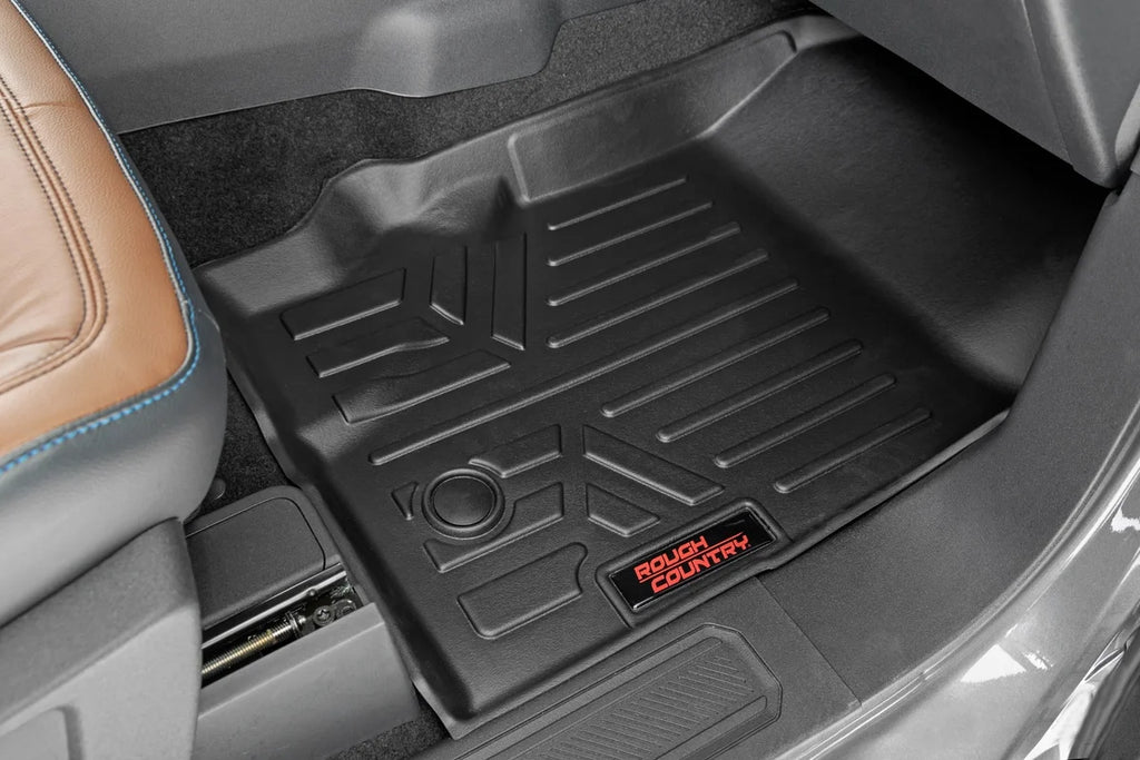 Rough Country Floor Mats | Front & Rear | Ford Bronco 4WD (2021-2024) M-51602 - Back View