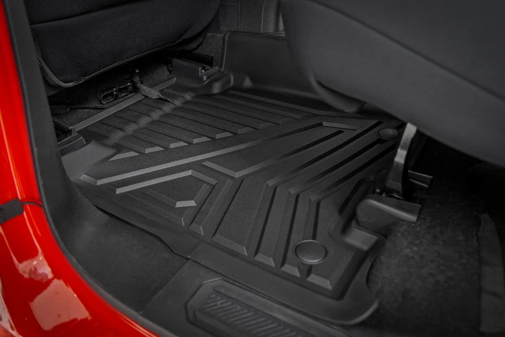 Rough Country Floor Mats | Front & Rear | Ford Bronco 4WD (2021-2025) - Installation View