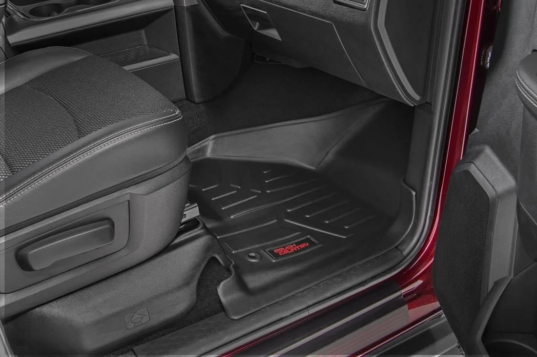 Rough Country Floor Mats | Front and Rear | Ram 1500 (19-24)/1500 TRX (21-24) M-31412 - Front View