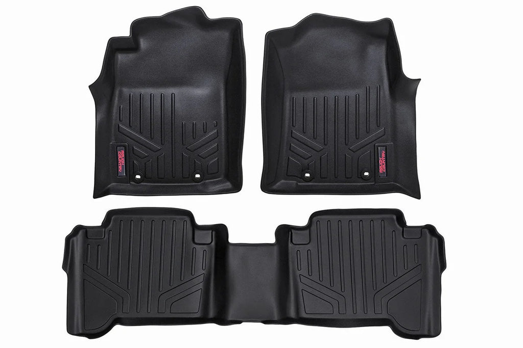 Rough Country Floor Mats | Front and Rear | Toyota Tacoma 2WD/4WD (2012-2015) M-71213