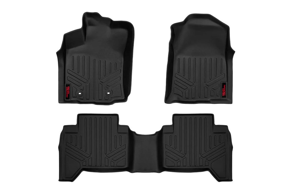 Rough Country Floor Mats | Front and Rear | Toyota Tacoma 2WD/4WD (2016-2023) M-71216 - Main Product View