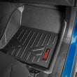 Load image into Gallery viewer, Rough Country Floor Mats | Front and Rear | Toyota Tacoma 2WD/4WD (2016-2023) M-71216 - Installation View