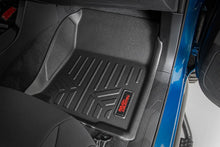 Load image into Gallery viewer, Rough Country Floor Mats | Front and Rear | Toyota Tacoma 2WD/4WD (2016-2023) M-71216 - Installation View