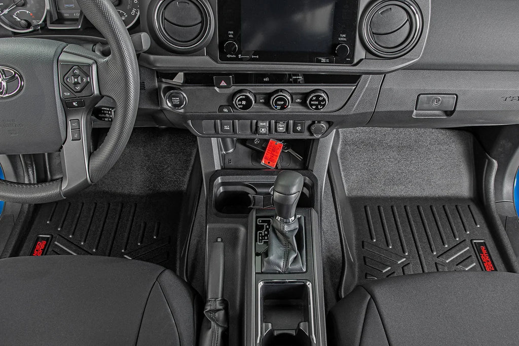 Rough Country Floor Mats | Front and Rear | Toyota Tacoma 2WD/4WD (2016-2023) M-71216 - Additional View 5