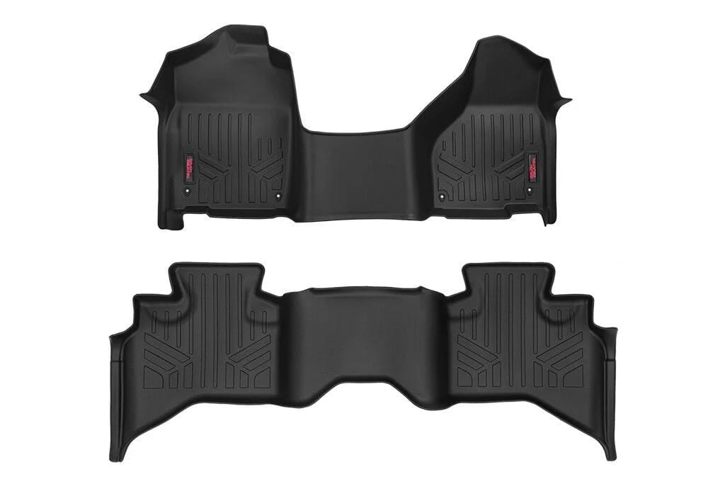 Rough Country Floor Mats | One Piece FR & RR |Quad Cab | Ram 1500 2WD/4WD (2012-2018 & Classic) M-31312
