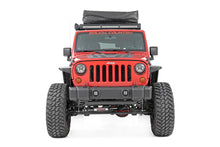 Load image into Gallery viewer, Rough Country Front Bumper Caps | Jeep Wrangler JK/Wrangler Unlimited  (2007-2018) 1047 - Installation View