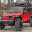 Load image into Gallery viewer, Rough Country Front Bumper Caps | Jeep Wrangler JK/Wrangler Unlimited  (2007-2018) 1047 - Installation View