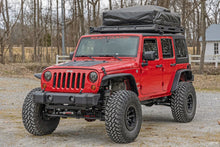 Load image into Gallery viewer, Rough Country Front Bumper Caps | Jeep Wrangler JK/Wrangler Unlimited  (2007-2018) 1047 - Installation View
