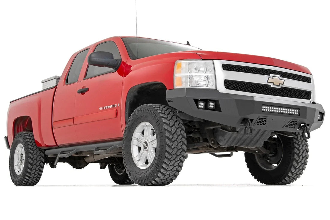 Rough Country Front Bumper | Chevy Silverado 1500 2WD/4WD (2007-2013) 10769 - Side View