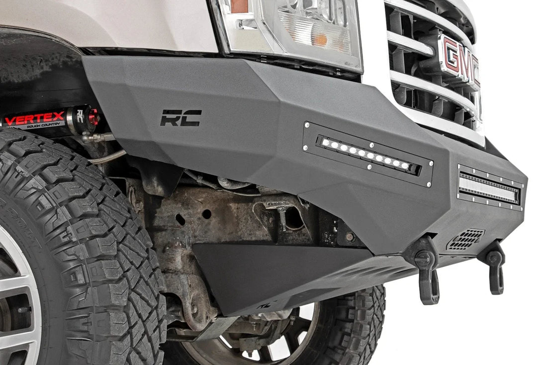 Rough Country Front Bumper | Fabricated | Prerunner | GMC Sierra 1500 2WD/4WD (2007-2013) 10912 - Additional View 5