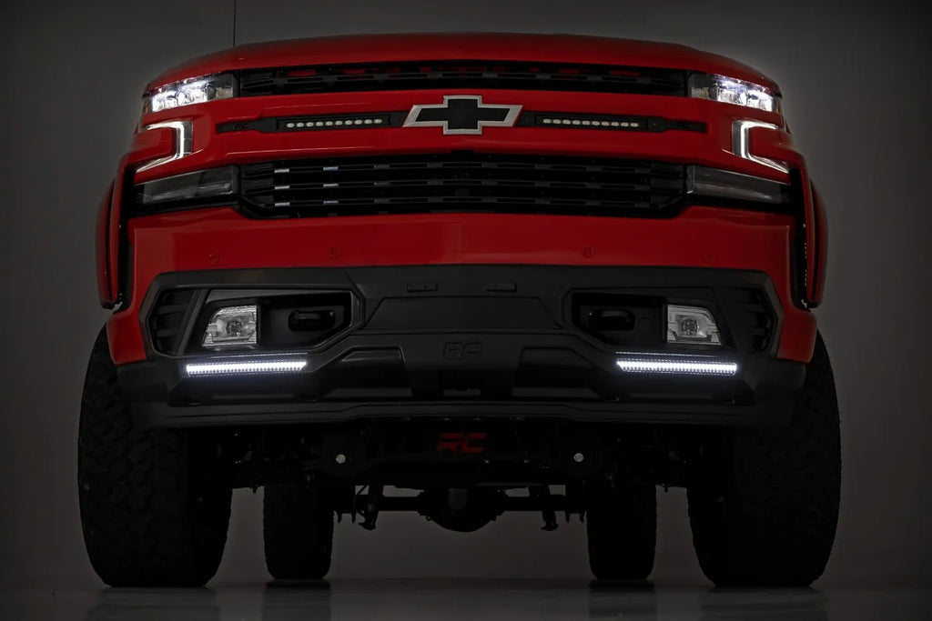 Rough Country Front Bumper Fascia Cover Kit | Chevy Silverado 1500 2WD/4WD (2019-2022) 99028 - Installation View