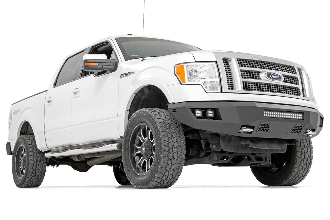 Rough Country Front Bumper | Ford F-150 2WD/4WD (2009-2014) 10767 - Installation View