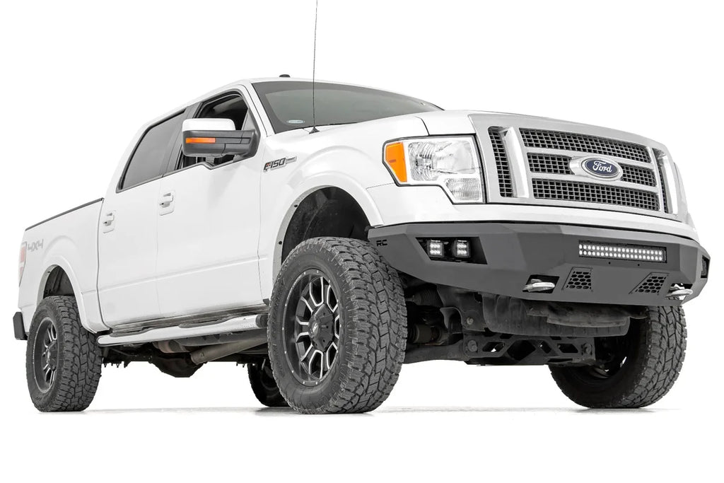 Rough Country Front Bumper | Ford F-150 2WD/4WD (2009-2014) 10767 - Installation View
