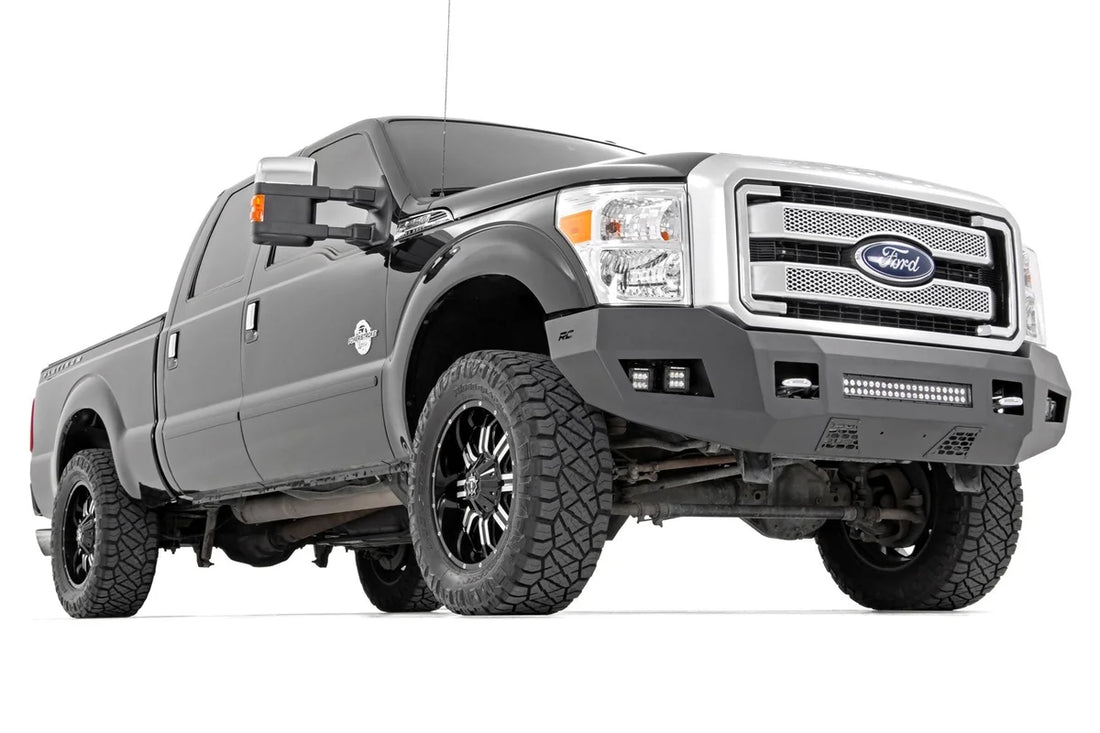 Rough Country Front Bumper | Ford F-250/F-350 Super Duty 2WD/4WD (2011-2016) 10783 - Side View